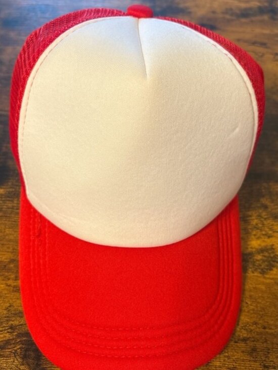 Other - Red and White Trucker Hat